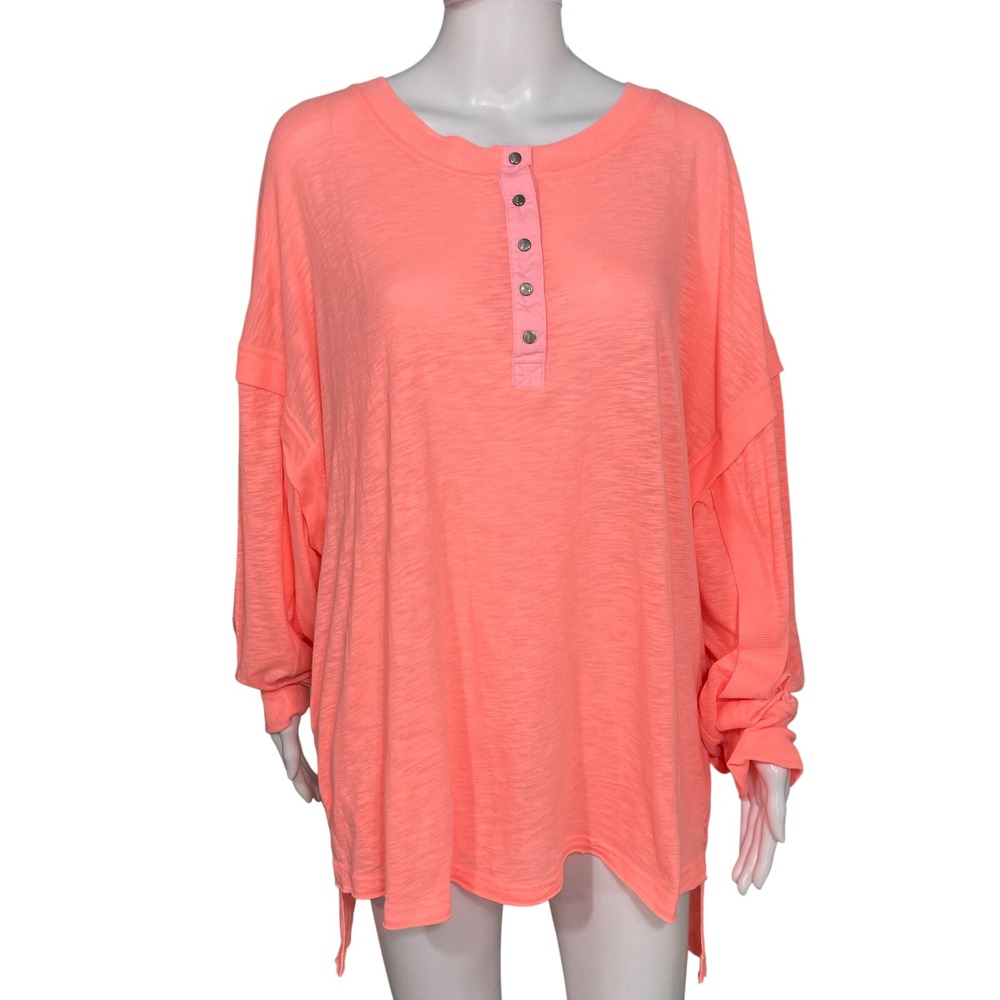 Intimately Free People Burnout Oversized Lightweight Lounge Pajama Sleep Shirt